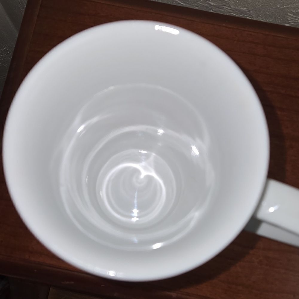 222 FIFTH PEACOCK GARDEN TALL LATTE MUG CUP - Picture 6 of 7